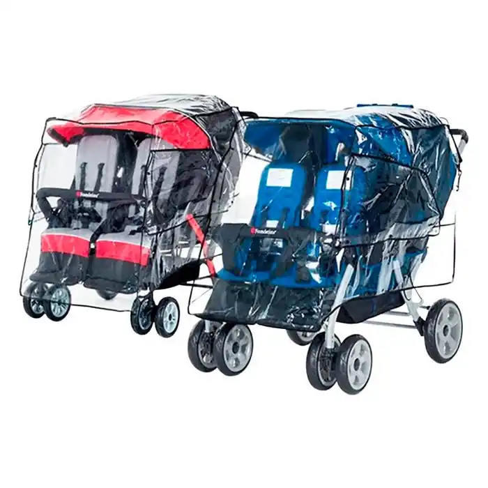 Foundations Quad Sport LX4 Rain Cover, Transparent Top Pick